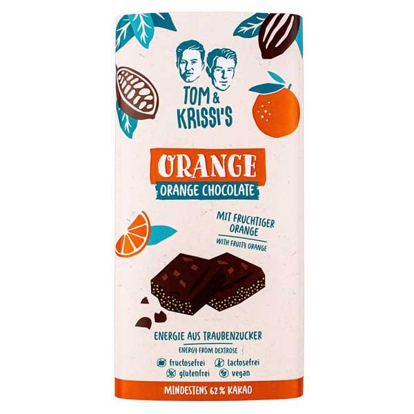 Tom & Krissi's Zartbitter-Orange Schokolade 90g