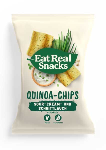 Eat Real Quinoa-Chips Sour-Cream und Schnittlauch 80g