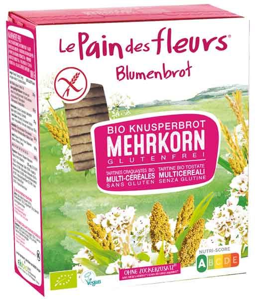 Blumenbrot Knusprige Mehrkornschnitten glutenfrei