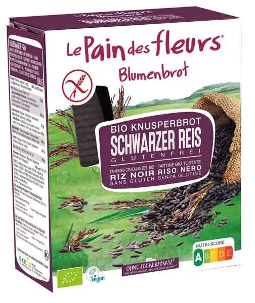 Blumenbrot Schwarzer Reis