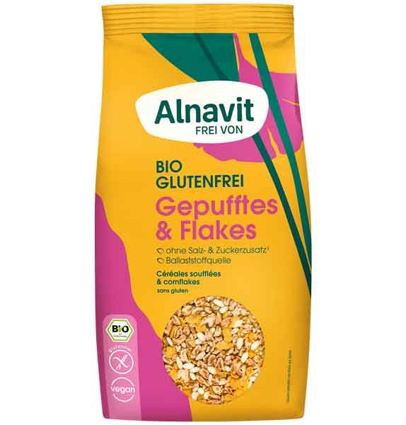 Alnavit Bio Gepufftes & Flakes 200g