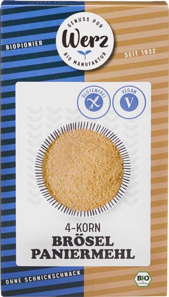 Werz 4-Korn Brösel glutenfreies Paniermehl