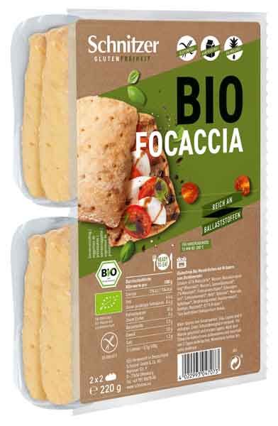 Schnitzer Focaccia Bio glutenfrei