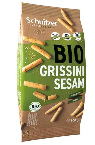 Schnitzer Grissini Sesam Bio glutenfrei