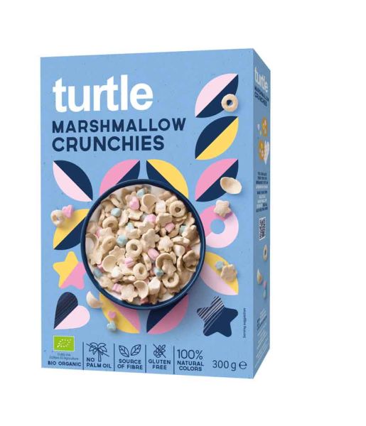 turtle Marshmallow Crunchies bio 300g