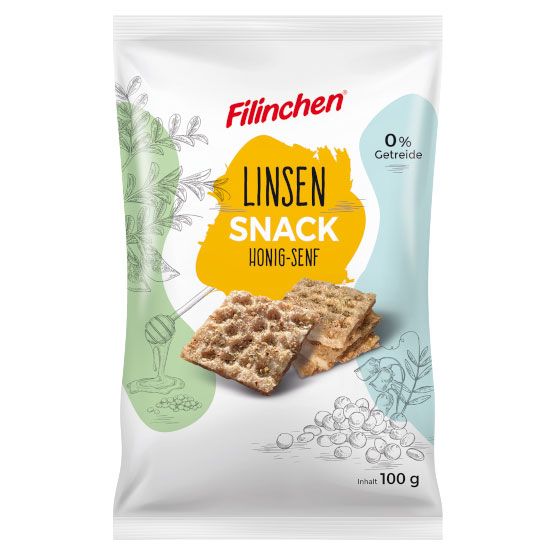 Filinchen Linsen Snack Honig-Senf glutenfrei