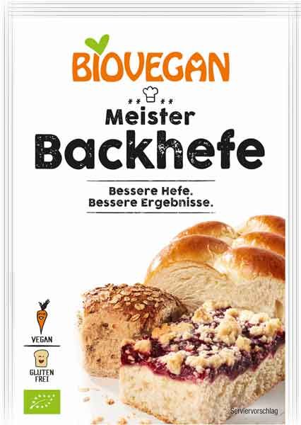 Biovegan Meister Backhefe glutenfrei