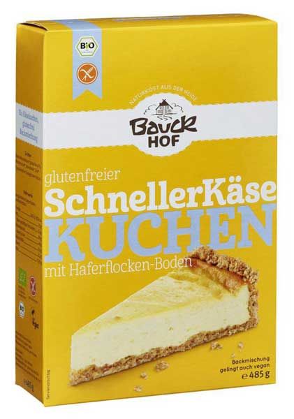 Bauckhof Schneller Käsekuchen glutenfrei
