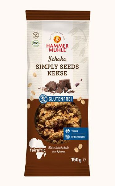 Hammermühle Simply Seeds Kekse Schoko bio 150g