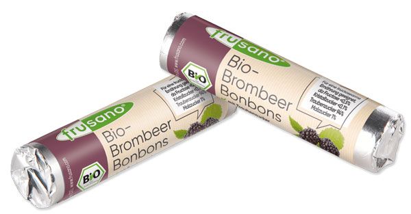 Frusano Bio-Brombeer-Bonbons fructosefrei