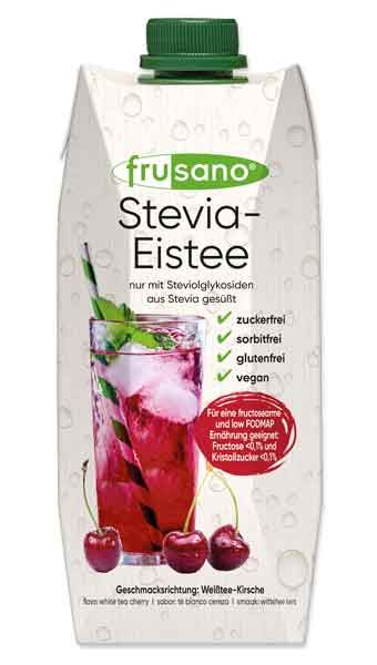 Frusano Stevia Eistee Kirsche fructosefrei