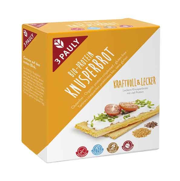 3 Pauly Knusperbrot Protein glutenfrei