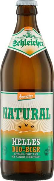 Schleicher Natural Helles Bio-Bier glutenfrei