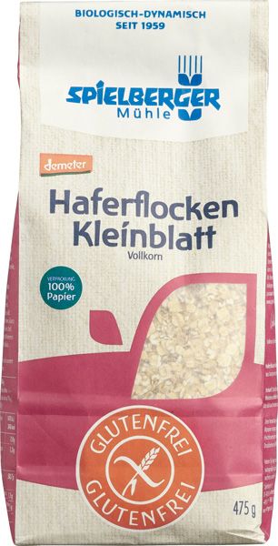 Spielberger Mühle Haferflocken Kleinblatt Vollkorn glutenfrei