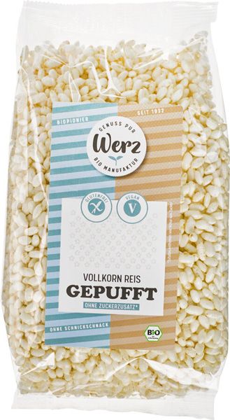 Werz Vollkorn Reis gepufft glutenfrei