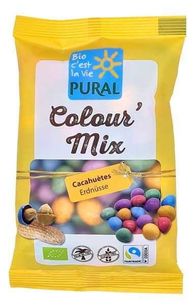 Pural Colour Mix Schoko-Erdnüsse bio 100g