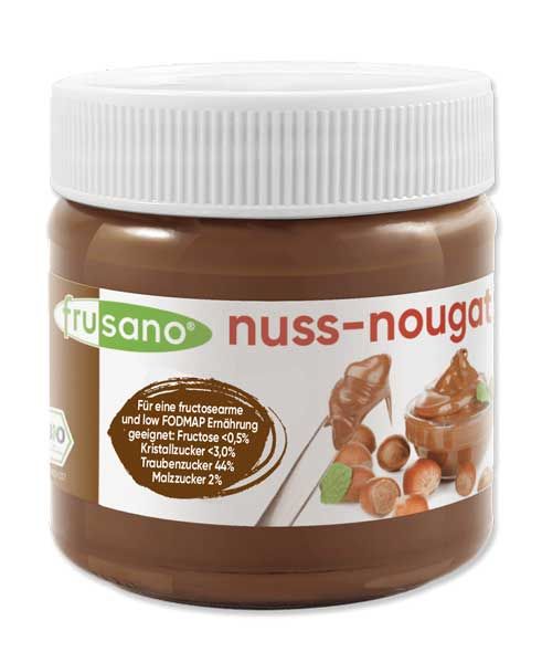 Frusano Bio-Nuss-Nougat-Creme fructosefrei