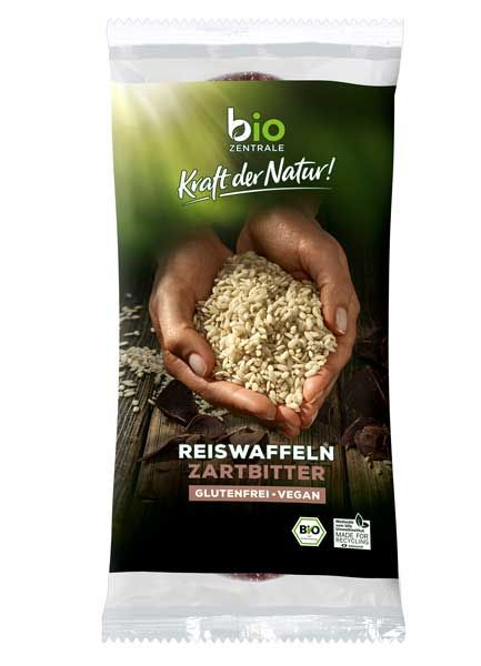 biozentrale Reiswaffeln Zartbitter bio 100g