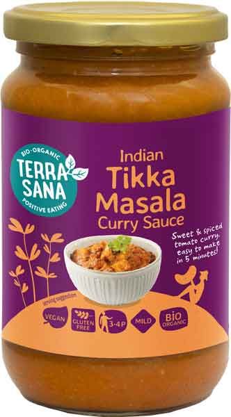 TERRASANA Tikka Masala Curry Sauce bio 350g