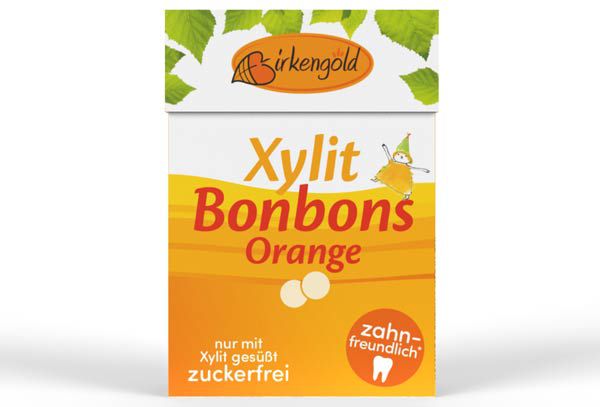 Birkengold Xylit Bonbons Orange
