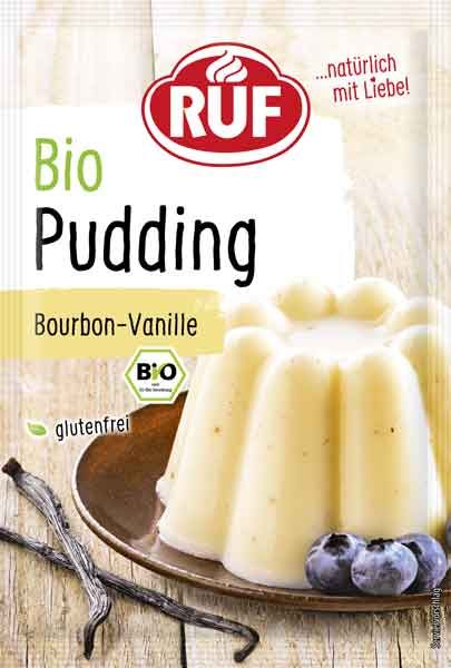 RUF Bio Pudding Bourbon-Vanille 2x40g