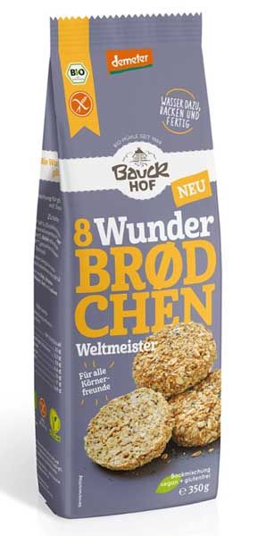 Bauckhof Wunderbrödchen Weiltmeister glutenfrei