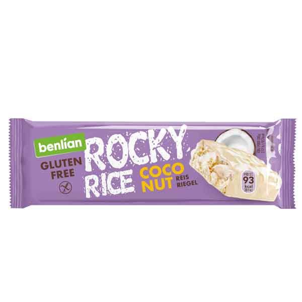 benlian Rocky Rice Puffreisriegel Coconut 18g