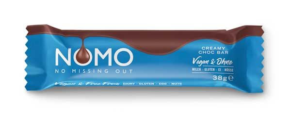 NOMO Veganer Schokoriegel Creamy Choc 38g