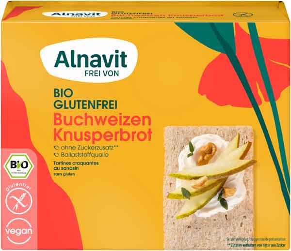 Alnavit Bio Knusperbrot Buchweizen