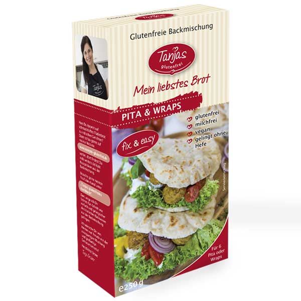 Tanjas glutenfrei Backmischung Pita