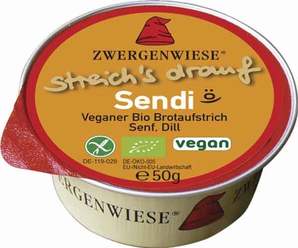 Zwergenwiese Aufstrich Sendi glutenfrei & vegan
