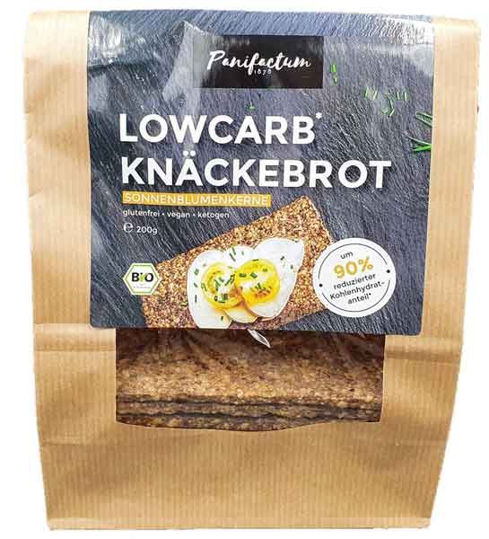 Panifactum Lowcarb* Knäckebrot Sonnenblumenkerne bio 200g