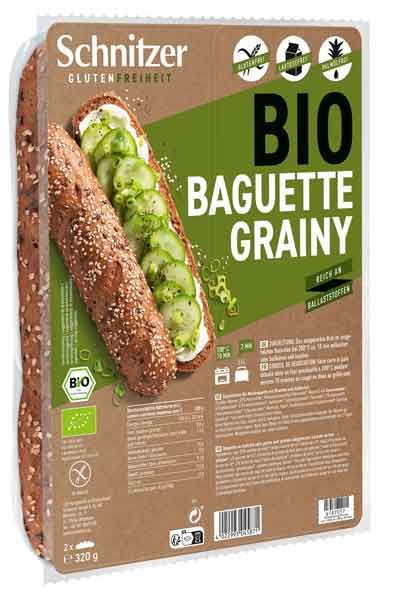 Schnitzer Baguette Grainy bio glutenfrei