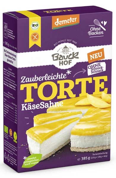 Bauckhof Tortenmischung Käse-Sahne-Torte glutenfrei