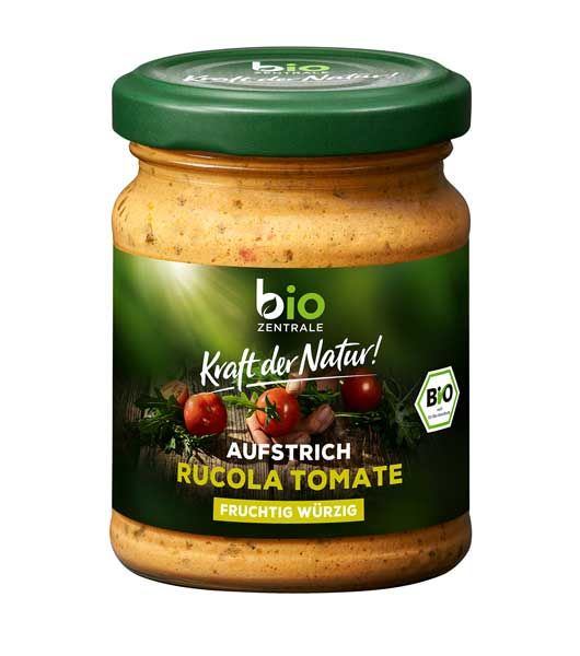 biozentrale Aufstrich Rucola Tomate bio 125g