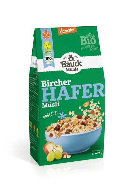 Bauck Mühle Hafermüsli Bircher demeter 425g