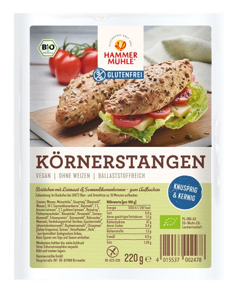 Hammermühle Körnerstangen glutenfrei