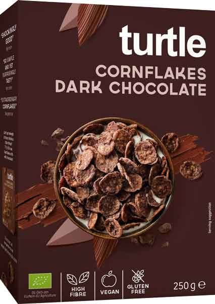Turtle Cornflakes Dark Chocolate glutenfrei