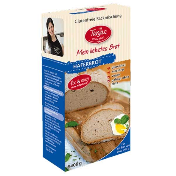 Tanjas glutenfrei Brotbackmischung Haferbrot 400g
