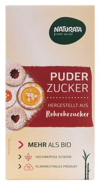 Naturata Puderzucker aus Roh-Rohrzucker bio 200g