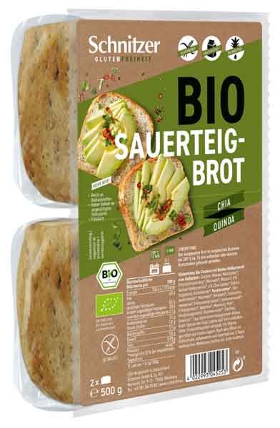 Schnitzer Sauerteigbrot Chia-Quinoa Bio glutenfrei