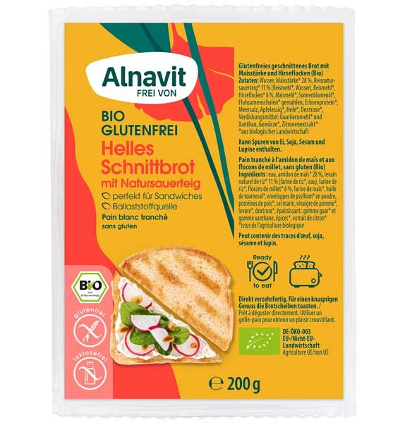 Alnavit Helles Schnittbrot bio 200g