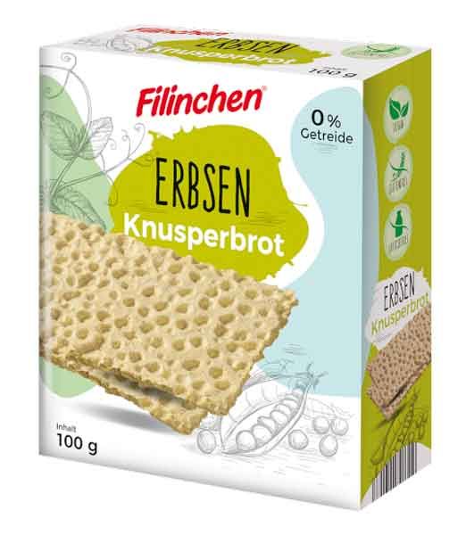 Filinchen Erbsen Knusperbrot glutenfrei