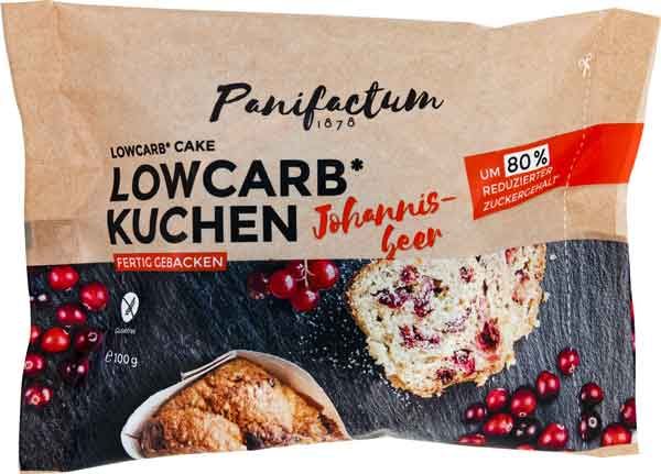 (MHD) Panifactum Low Carb* Johannisbeerkuchen 100g