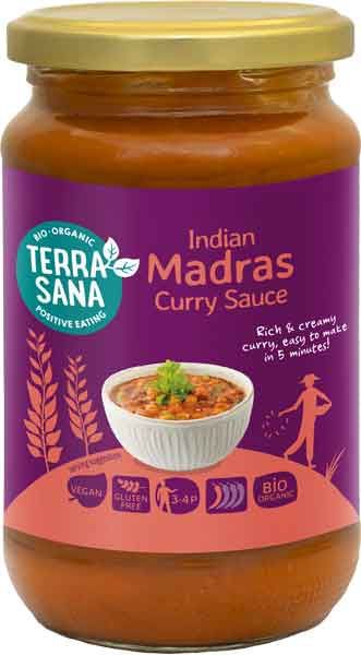 TERRASANA Madras Curry Sauce bio 350g