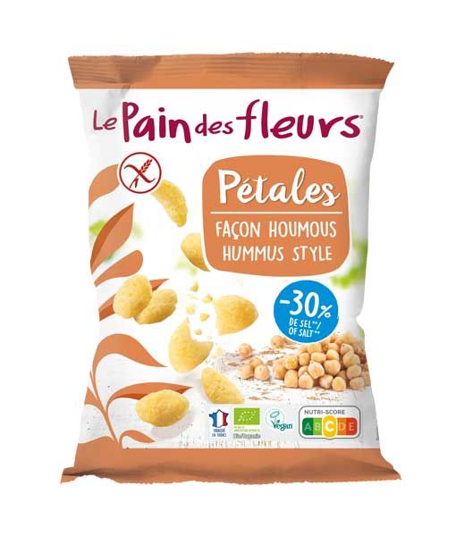 Blumenbrot Pétales gepuffte Chips Hummus Style bio 75g