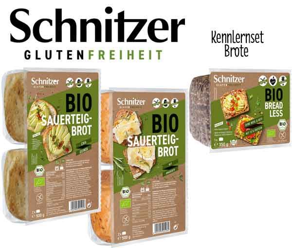 Schnitzer Kennlernset Brote Bio glutenfrei