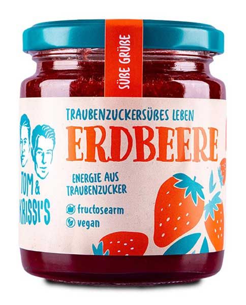 Tom & Krissi's Erdbeer Fruchtaufstrich fructosearm