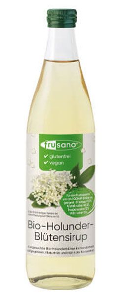 Frusano Bio-Holunderblütensirup fructosefrei