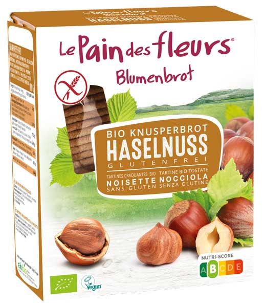 Blumenbrot Haselnuss glutenfrei